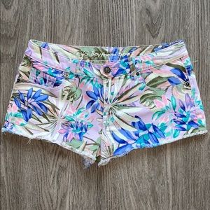Victoria’s Secret Patterned Denim Jean Shorts